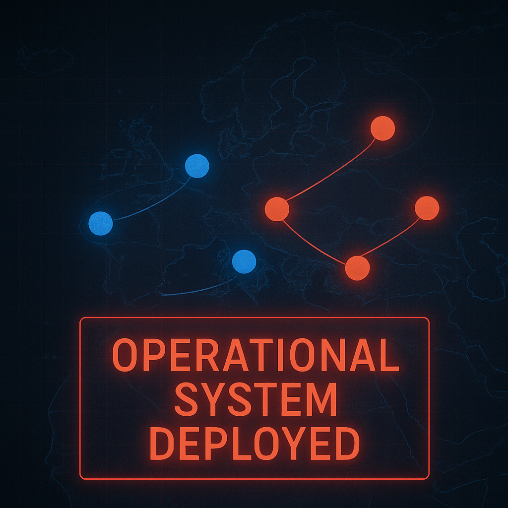 Operational system deployed